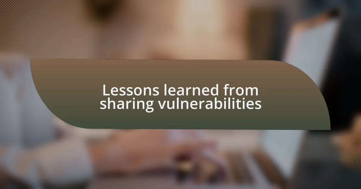 Lessons learned from sharing vulnerabilities
